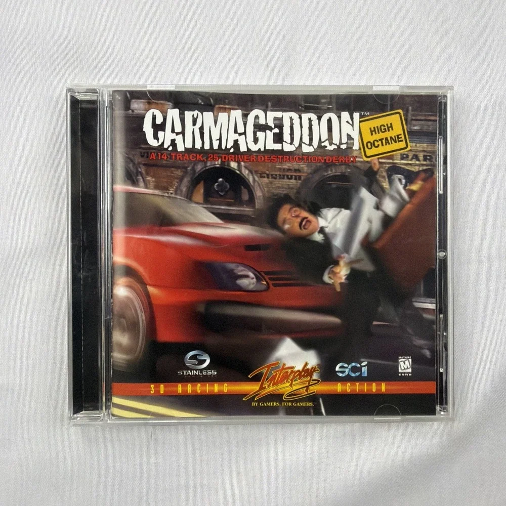 Carmageddon: High Octane for Big Box PC, Vintage 1998 RARE